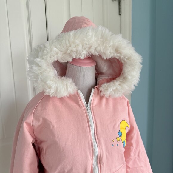 Kawaii Warm Pastel Pink Moon Bow Jacket - Picture 10 of 10